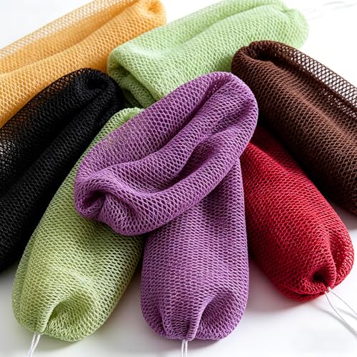 Exfoliating Bath Towel Set for Women Strong Cleaning Back Scrubber - color: Pink