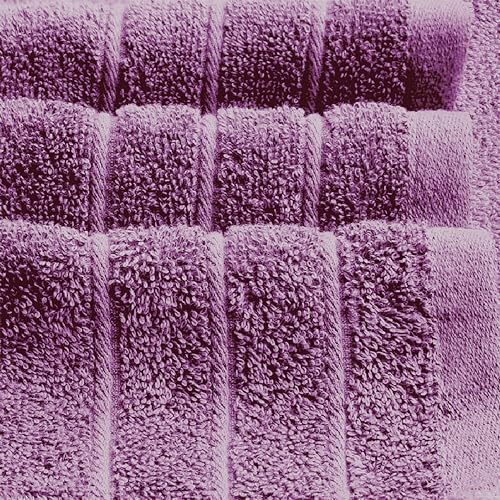Tens Towels Pack of 4 Extra Large Bath Towels 30 x 60 Inches, 100% Cotton, Larger & Lighter Weight, Quicker to Dry, Super Soft and Absorbent, Perfect for Bathroom, Purple - color: Purple