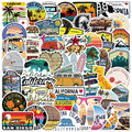 50 Pcs California Stickers Set - Waterproof Vinyl Stickers for Water Bottles, Laptops, Bikes, Cars, Skateboards - style: California
