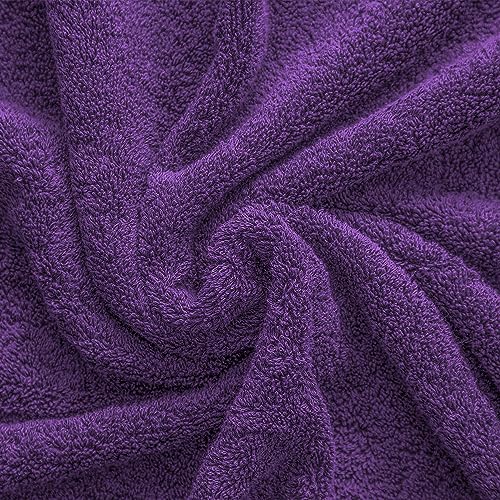 100% Cotton Oversized 40x80 Bath Sheet, Turkish Bath Towels for Bathroom Extra Large, Purple Bath Sheet - color: Purple, size: Bath Sheet 40x80"