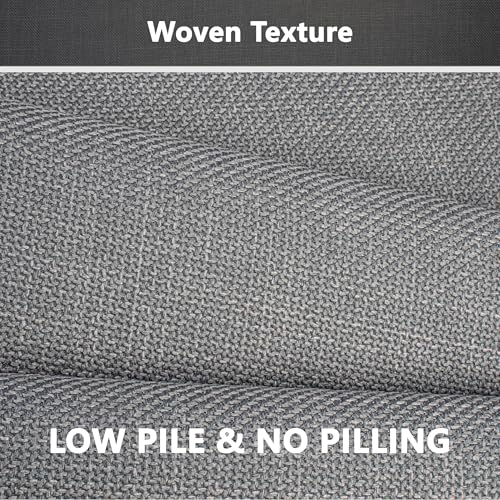 Bathroom Rugs Non Slip Bath Mat, Bathroom Mat Quick Dry Machine Washable Rugs, Shower Rug 17" x 32", Grey Thin Bath Mat Fit Under Door - color: Grey, size: Medium(17"x32")