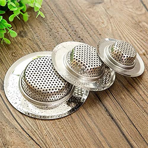 Drain Hair Catcher,Drain Stoper,Shower Drain Cover for Bathtub, Kitchen Sink Strainer, Stainless Steel Bathroom Sink, Drain Stopper with (4 PCS,White,2.7 in) - color: 4 Pcs,white,2.7 in