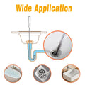 62.5inch Drain Snake Hair Clog Remover - Multi-Functional Drain Auger, Hair Catcher & Cleaning Brush for Kitchen, Bathroom, Sewer, Bathtub, Sunroof, and Dryer Vent