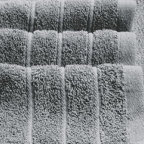 Tens Towels Pack of 4 Extra Large Bath Towels 30 x 60 Inches, 100% Cotton, Larger & Lighter Weight, Quicker to Dry, Super Soft and Absorbent, Perfect for Bathroom, Cool Grey - color: Cool Grey