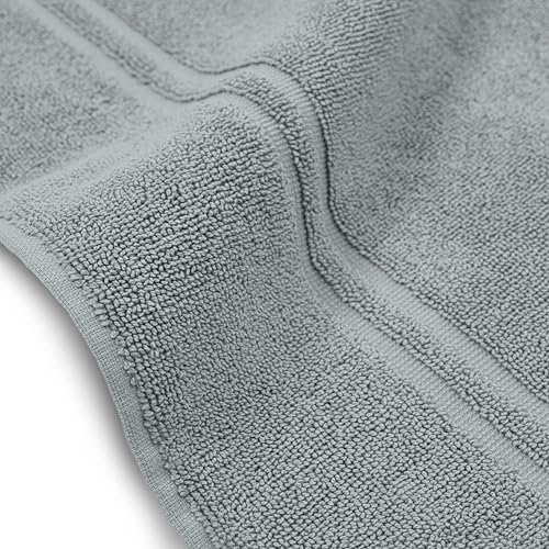 Tens Towels Pack of 2 Bath Mats 100% Cotton, 20 x 32 Inches, Super Absorbent, Hotel Quality Premium Floor Towels, Luxurious, Soft & Quick Dry, Not a Bathroom Rug, Cool Grey - color: Cool Grey