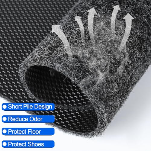 ToLanbbt 10PCS Urinal Mats for Men Bathroom Non-Slip Urinal Floor Mats Water Absorption Urinal Pads for Mens Room Disposable Commercial Toilet Urine Mats for Men’s Bathroom Restroom, Dark Gray