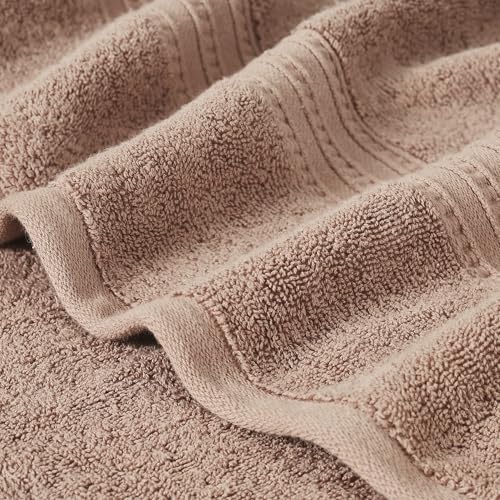Modern Threads 6 Piece Reversible Yarn Dyed Jacquard Towel Set Artesia Damask Tuscany - color: Tuscany