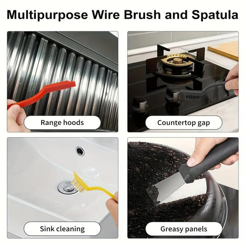 11Pcs Crevice Cleaning Brush Set, Grout Cleaner Brush for Deep Cleaning Gap, Hard Bristle Scrub Brushes Tools, Cleaning Supplies for Household Use, Bathroom, Kitchen, Toilet, Window