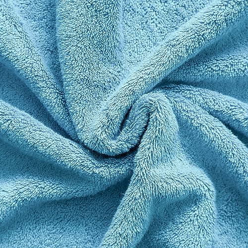 100% Cotton Oversized 40x80 Bath Sheet, Turkish Bath Towels for Bathroom Extra Large, Baby Blue Bath Sheet - color: Baby Blue, size: Bath Sheet 40x80"