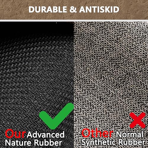 Bathroom Mat Quick Dry Low Profile Washable Bathroom Rugs Non Slip Bath Rug Ultra Thin Bath Mat Fit Under Door, Coffee 17" × 32" - color: Coffee, size: Medium(17"x 32")