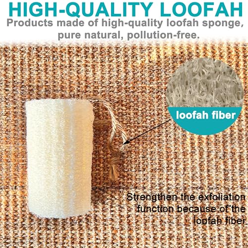 Mr.Cui'shop 24 Pack Bulk 4" 100% Natural Exfoliating Loofah Bath Sponge Scrubber, Great for Skin Care in The Bath, Spa or Shower - Deep Clean & Invigorate Your Skin - Remove Dead Skin Cells - size: 1 Count (Pack of 24)