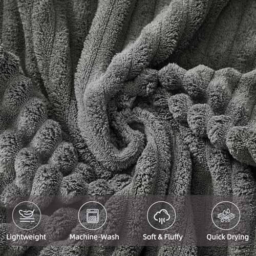 Oversized Bath Sheets 40x80 Inches Extra Large Bath Towels for Adults Super Soft Quick Dry Highly Absobent Microfiber Shower Towels for Bathroom, Pool, Gym, Yoga Towel (Charcoal Gray, 2Piece) - color: Charcoal Gray, size: 2Piece Bath Sheet