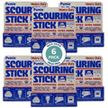 6-Pack PUMIE HDW Scouring Stick for Toilet Bowl Cleaning, Cleans Toilet Bowl Hard Water Rings, Buildups, Rust & Tough Stains, Perfect Pumice Stone for Cleaning Bathtub, Pools, Kitchens, Sinks & Grills - size: 6 Count (Pack of 1)