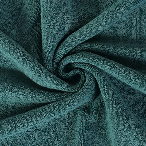 HILLFAIR 600 GSM- 40 x 80 Inches- 100% Cotton 2 Pc XXL Oversized Bath Towel Set- Soft Highly Absorbent Jumbo Bath Sheets Towels Sets- Quick Dry Oversized Bath Towel Sets for Hotel Spa Pool- Teal - color: Teal, size: 2 Pc XXl Oversized Towel Set