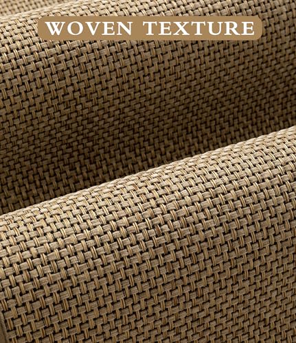 YIHOUSE Bathroom Rugs Sets 3 Pieces, Beige Ultra Thin Bath Mats Fit Under Door, Absorbent Quickly Dry Rubber Backing Braided Bath Mat Set, Non Slip Washable Bath Rugs for Bathroom Floor, Beige - color: Beige, size: 3pieces
