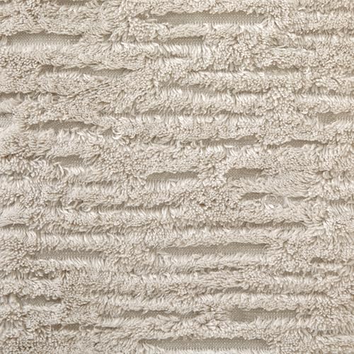 SKL Home CloudSoft Cotton Luxury Bath Towel, Oatmeal - color: Oatmeal, style: Bath Towel