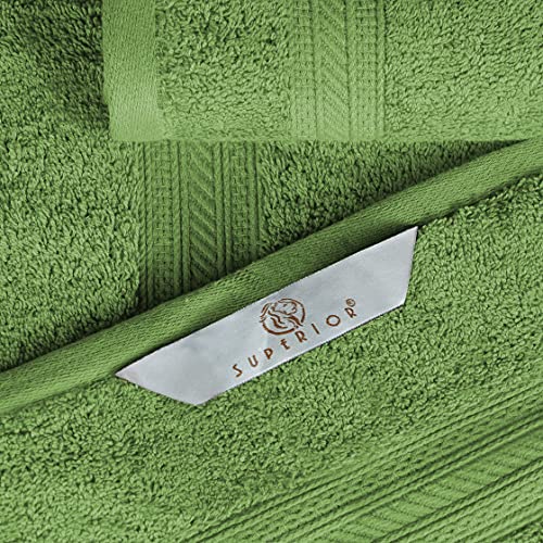 Superior Long Staple 100% Combed Cotton 700GSM 2-Piece Solid Bath Sheet Set for Bathroom, Shower, Kitchen-Super Soft, Plush, Highly Absorbent, Assorted 2-Piece Bath Seets, Green Essence - color: Green Essence, size: 2-Piece Bath Sheet Set