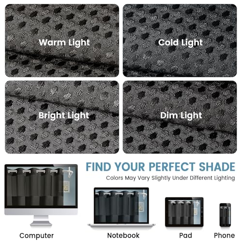 EUTXL Heavyweight Stall No Hook Shower Curtain with Snap in Liner,256GSM Waffle Weave Shower Curtains for Bathroom,60W x 74H,Black - color: Black, size: 60"W x 74"L (Pack of 1)