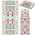 Moukeren Set of 3 Mexican Bath Towels Dia De Los Muertos Decorations Mexican Themed Bath Towel Hand Towel and Washcloth Soft Absorbent Decorative Towels for Bathroom Kitchen Hotel Gym Spa - style: Mexican