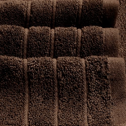 Tens Towels Pack of 4 Extra Large Bath Towels 30 x 60 Inches, 100% Cotton, Larger & Lighter Weight, Quicker to Dry, Super Soft and Absorbent, Perfect for Bathroom, Brown - color: Brown
