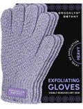 Brooklyn Botany Exfoliating Gloves for Bath and Shower – Heavy Duty Exfoliating Body Scrubber for Massage and Dead Skin Remover for Body – 2 Pairs - style: 2 Pair Gloves
