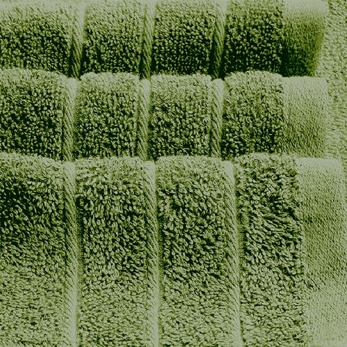 Tens Towels Pack of 4 Extra Large Bath Towels 30 x 60 Inches, 100% Cotton, Larger & Lighter Weight, Quicker to Dry, Super Soft and Absorbent, Perfect for Bathroom, Green - color: Green