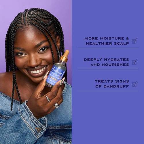 SheaMoisture Dandruff Treatment Scalp Repair Technology & Hydrate Serum with Salicylic Acid, Deeply Hydrates to Reduce Flakes & Itch, 2 fl oz