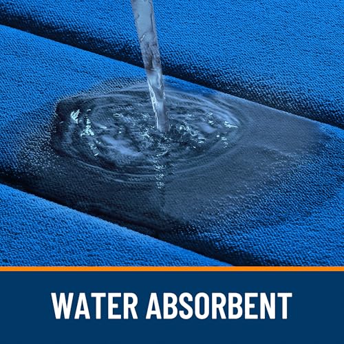OLANLY Memory Foam Toilet Rugs U Shaped 24x20, Super Soft Absorbent Contour Bath Rugs, Quick Dry, Machine Washable Toilet Mat, Bathmat Floor Carpet, Bathroom Home Decor Accessories, Royal Blue - color: Royal Blue, size: 24" X 20" Contour Rug