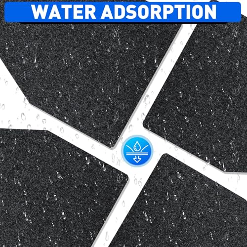 ToLanbbt 10PCS Urinal Mats for Men Bathroom Non-Slip Urinal Floor Mats Water Absorption Urinal Pads for Mens Room Disposable Commercial Toilet Urine Mats for Men’s Bathroom Restroom, Dark Gray