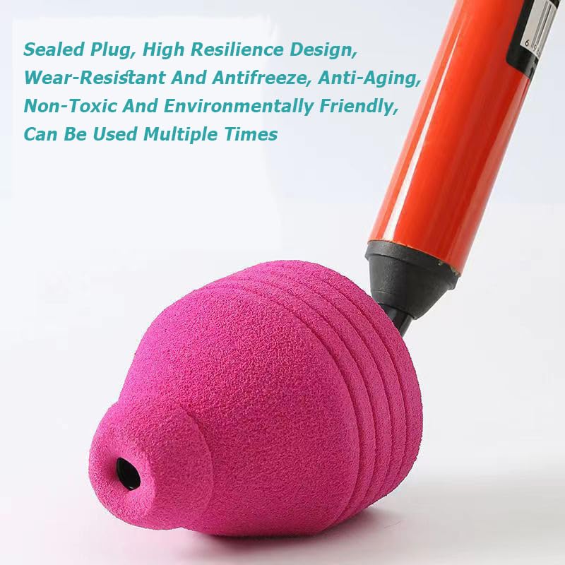 Toilet Plunger Set, High-Pressure Toilet Plunger with Toilet Brush & Rubber Gloves | All-in-One Heavy Duty Powerful Air Plunger Drain Toilet Unclogger for Bathroom Drains - color: Plunger+brush+gloves
