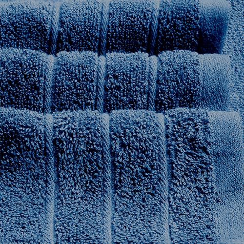 Tens Towels Pack of 8 Towels Set, 2 Extra Large Bath, 2 Hand, 4 Washcloths, 100% Cotton, Lighter Weight, Quicker to Dry, Super Absorbent, Perfect for Bathroom, Blue - color: Blue