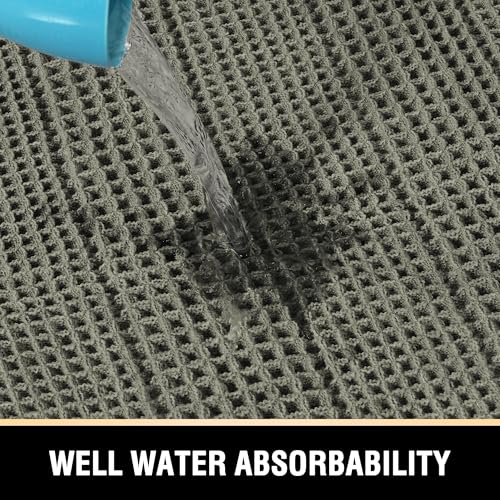 H.VERSAILTEX Upgraded Waffle Bath Mat Super Absorbent Non Slip Bath Rugs for Beside Tub, 20" x 32", Smokey Olive - color: Smokey Olive, size: 20" x 32"