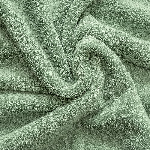 100% Cotton Oversized 40x80 Bath Sheet, Turkish Bath Towels for Bathroom Extra Large, Sage Green Bath Sheet - color: Sage Green, size: Bath Sheet 40x80"