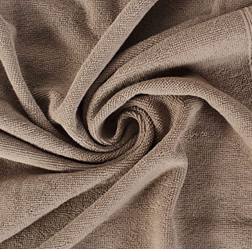 HILLFAIR 600 GSM- 40 x 80 Inches- 100% Cotton 2 Pc XXL Oversized Bath Towel Set- Soft Highly Absorbent Jumbo Bath Sheets Towels Sets- Quick Dry Oversized Bath Towel Sets for Hotel Spa Pool- Stone - color: Stone, size: 2 Pc XXl Oversized Towel Set