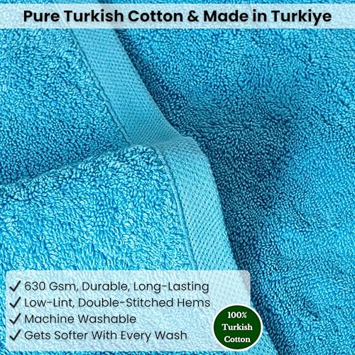 SALBAKOS Luxury 100% Turkish Cotton 40x80 in Extra Large Beach & Bath Towels | Oversized Bath Sheets | Premium Hotel Quality Thick Soft Absorbent Turkish Towel (Pack of 1, Aqua, Jumbo Bath Sheet) - color: Aqua, size: Jumbo Bath Sheet