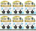 StopShroom Tub 2 Pack Universal Stopper for Bathtub and Bathroom Sink Drains, Black, 6-Pack