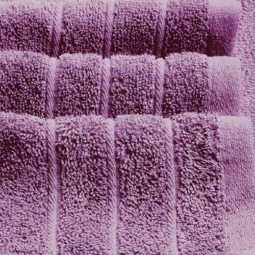 Tens Towels Pack of 8 Towels Set, 2 Extra Large Bath, 2 Hand, 4 Washcloths, 100% Cotton, Lighter Weight, Quicker to Dry, Super Absorbent, Perfect for Bathroom, Purple - color: Purple