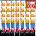 Acrylic Paint Brush Set, 100 Packs / 1000 pcs Nylon Hair Brushes for All Purpose Oil Watercolor Painting Artist Professional Kits - size: 1000pack