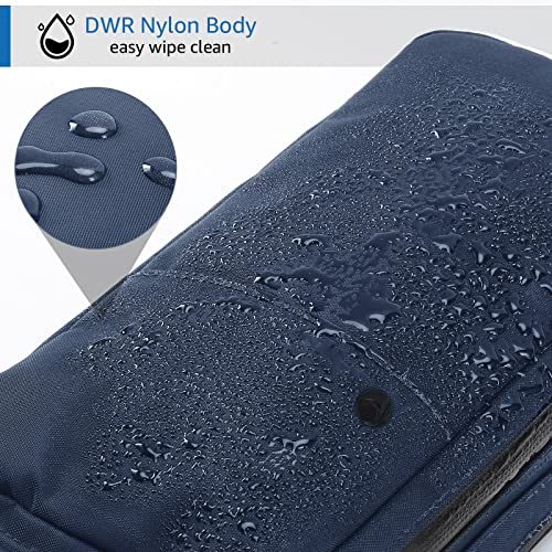 Purevave Compact Mens Toiletry Travel Bag Hanging, Mens Dopp Kit for Travel Waterproof, Wash Pouch Blue - color: Blue